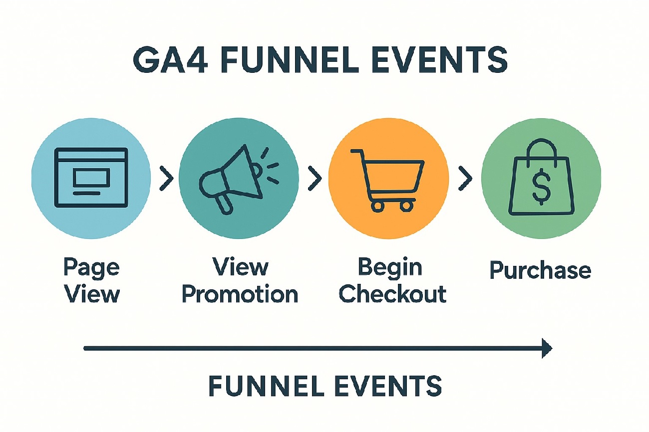 GA4 funnel events