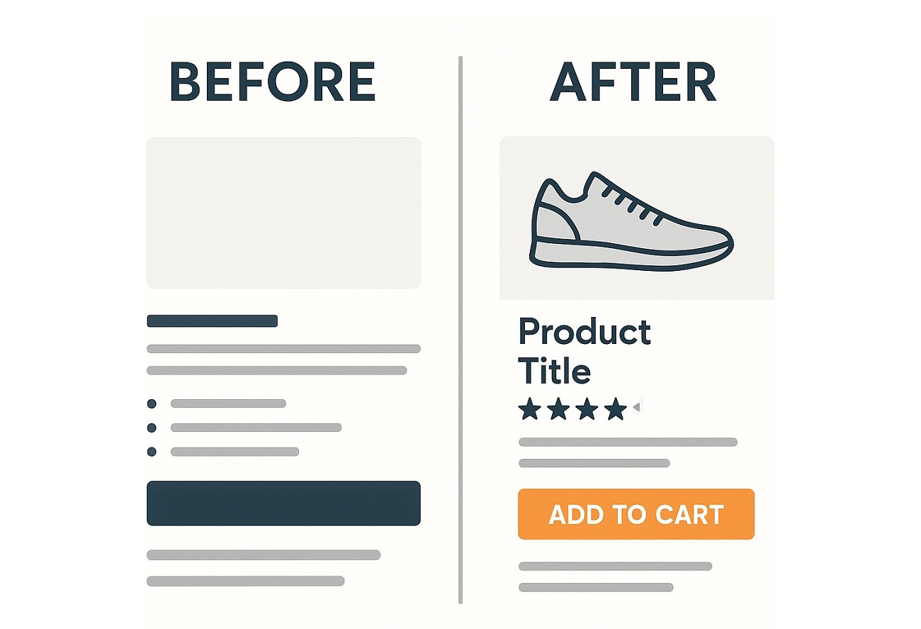 Product page optimization