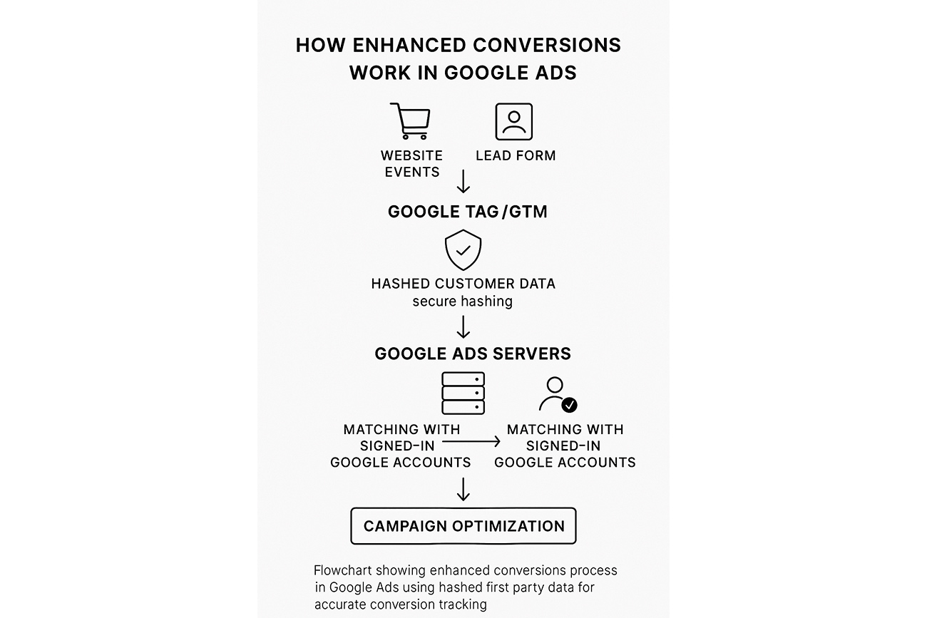 How Enhanced Conversions Work in Google Ads